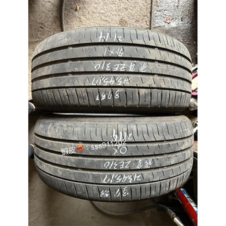 阿傑 中古輪胎 2021年 胎深4.6mm 215/45/17 飛隼 ZE310 有2條 一條800