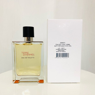發票價 HERMES 愛馬仕 大地 男性淡香水 100ml TESTER 白盒 有蓋 ☆櫥窗小姐☆