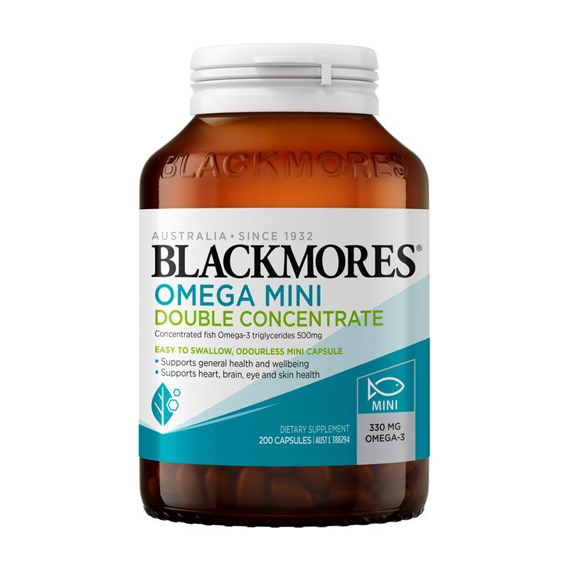 【澳洲代購】商品在台～澳佳寶Blackmores fish oil 迷你濃縮深海魚油200粒