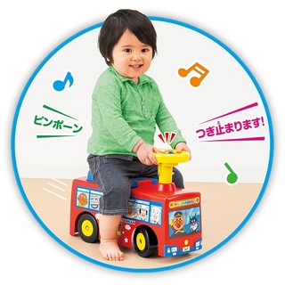 日本帶回 麵包超人 Anpanman 正版 現貨 四輪 音樂 滑步車玩具 滑步車 公車 學步車 戶外 室內 玩具 禮物