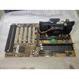 LEO VL-601 2組 ISA 主機板 + Intel Celeron 366 CPU + 256MB記憶體