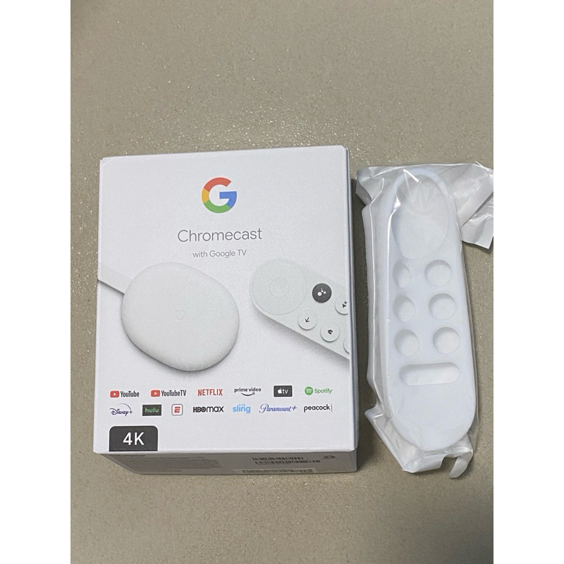 Chromecast 4代 with Google TV 四代 4K 電視棒(目前已被預訂）