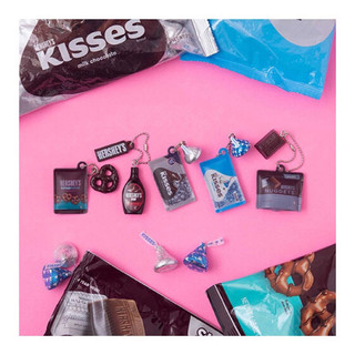 日本 帶回 現貨 正品 萬代 扭蛋 銀巧克力 HERSHEY’s 巧克力微型吊飾 kisses、nuggets款