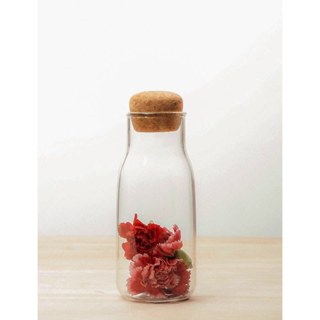 第49 日本KINTO BOTTLIT 600ml 玻璃儲存罐 萬用罐 玻璃瓶 軟木塞 收納 咖啡豆 茶葉 豆類