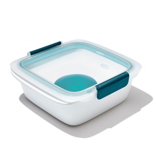 【美國 OXO】隨行密封保鮮盒 - 1.5L(分層附醬料盒)《WUZ屋子-臺北》保鮮盒 保鮮 密封 便當盒 餐盒 收納
