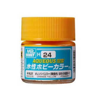 Mr.HOBBY H24 新水性漆 模型漆 10ml 橙黃色 GSI 郡氏