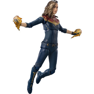 萬代 SHF 驚奇隊長2 驚奇隊長 可動完成品 豬帽子模型玩具 不挑盒況