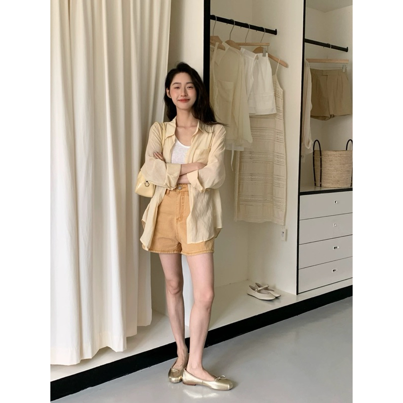 𝐑𝐄𝐍𝐄𝐄’𝐒 現貨+預購✨（實拍）韓正品KITTIN襯衫竹節棉背心套裝組