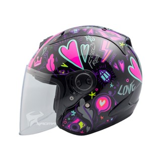 【LUBRO】安全帽 RACE TECH 寶格麗 黑 3/4罩 半罩帽 通勤帽 內襯可拆 RACETECH｜耀瑪騎士