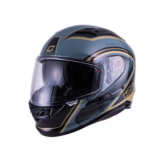 SOL SF-6 / SF6 GMAX FF-98 復甦 灰黑金 內藏式墨鏡 浮動式鏡座 EPS 全可拆洗 全罩 安全帽
