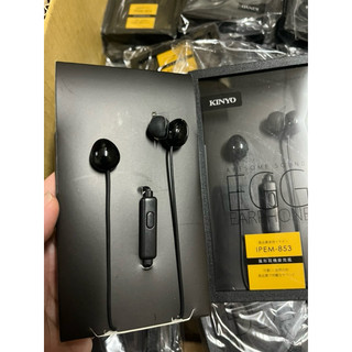 美律~KINYO~入耳式耳機麥克風IPEM-853蛋形#線控可接電話