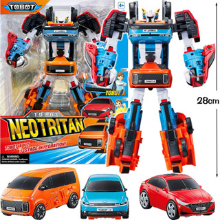 【HAHA小站】正版 YT01154 大型 NEW TOBOT TRITAN 三合一 機器戰士 新世紀戰神 機器人 玩具
