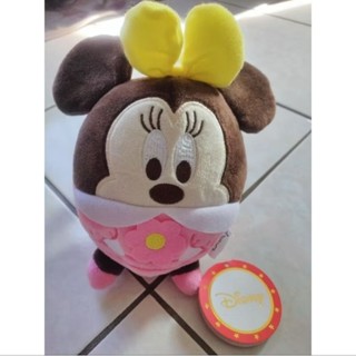 正版授權/Disney迪士尼/圓滾滾系列/米妮娃娃/吊飾/絨毛玩具(15CM)