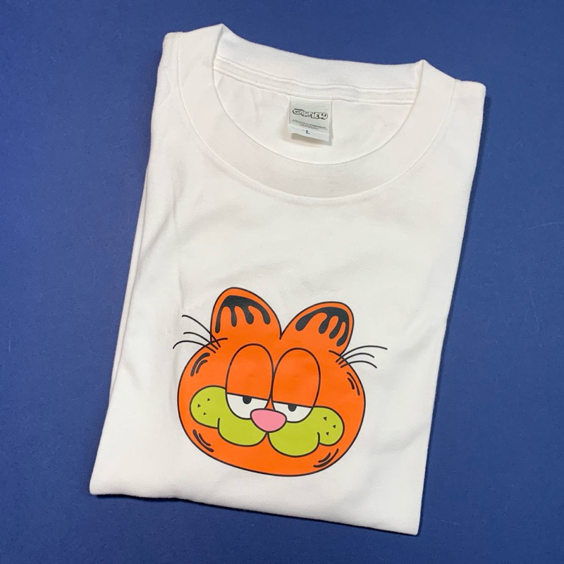 Chicaca x Garfield 聯名合作 官方授權 加菲貓 T恤 T-shirt 限量180件 純棉（全新）