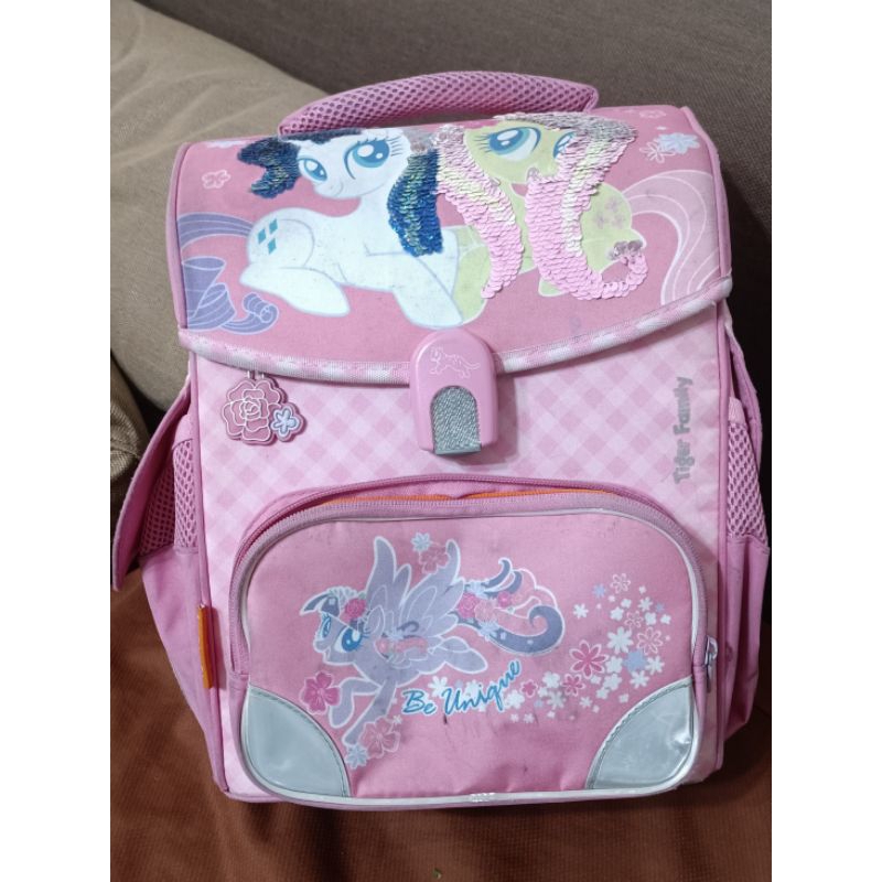 二手 Tiger Family 護脊書包 有亮片