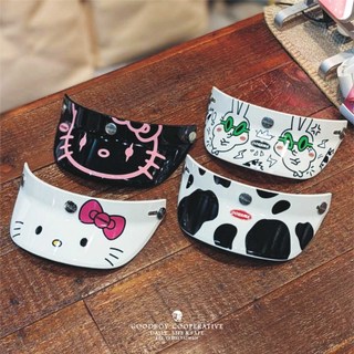 GOODBOY 好孩子合作社 OOHAMA 帽簷 塑膠帽簷 KITTY 凱蒂 塗鴉 彩繪 帽沿 復古帽 三扣專用 山車帽