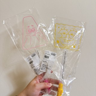 <木木·仕事部屋Mu Mu Studio> 二手 海綿寶寶25週年夜跑派對 海綿寶寶 派大星 路跑物資 LED 應援棒