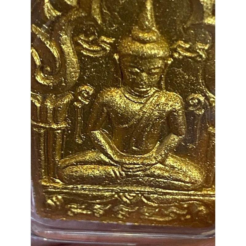 龍婆薩空 (LP Sakron) 派古曼粉 聖粉 金漆2554年含透明防水殼