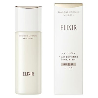 日本 資生堂 ELIXIR 怡麗絲爾 乳液 膠原彈潤精華乳 滋潤型 130mL