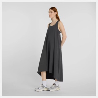 NEW BALANCE 洋裝 NB 墨灰 快乾 背心 連身裙 女 WD43501ACK