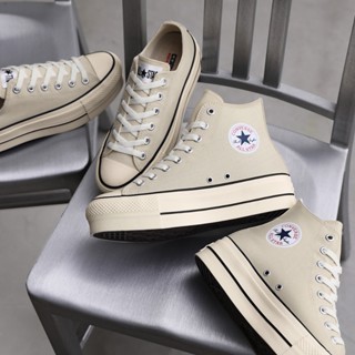 KNS日本限定 ❙ Converse All Star Ⓡ 沙棕厚底帆布鞋 高筒 低筒 休閒鞋 LIFTED HI