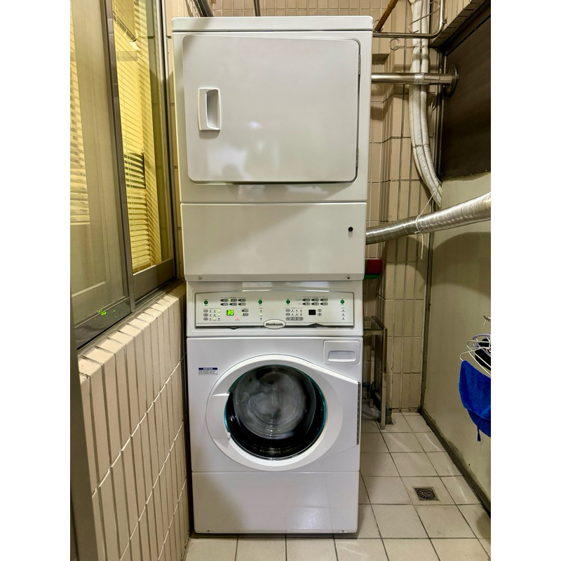 HueBsch優必洗上烘下洗 滾筒洗衣機 瓦斯烘衣機