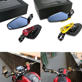 牛角鏡 後照鏡 平衡端子 把手鏡 手把鏡 Cafe Racer rizoma 咖啡 英式 全cnc鍛造