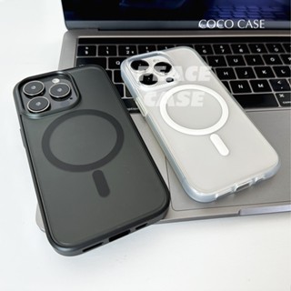 高於鏡頭 膚感霧面 防指紋 強力磁吸MagSafe蘋果手機殼 適用iPhone12 13 14 15 16pro max