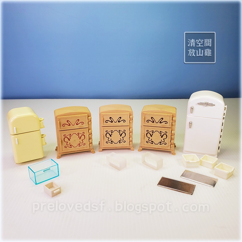 森林家族 冰箱 復古冰箱 二手無盒 英版 絕版〈清空間放山雞〉