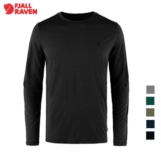 【Fjallraven 北極狐】Abisko Wool 男款長袖羊毛排汗衣 美麗諾羊毛衣 登山底層衣 87194