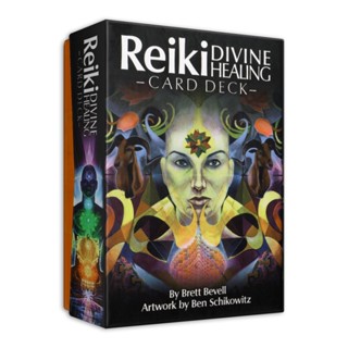 神聖靈氣療癒牌卡組,贈中文翻譯｜Reiki Divine Healing Card Deck｜44張牌卡【左西】