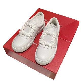 Roger Vivier Very Vivier 橡膠扣環皮革運動鞋 IT 35-38《當季專櫃正售★全新商品 》