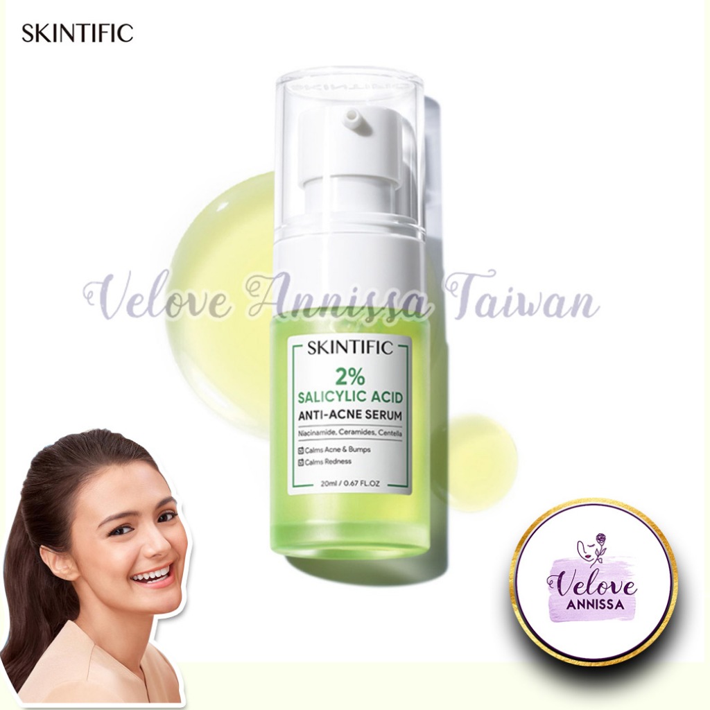 SKINTIFIC Anti Acne Serum bekas Jerawat Spot Treatment ASLI
