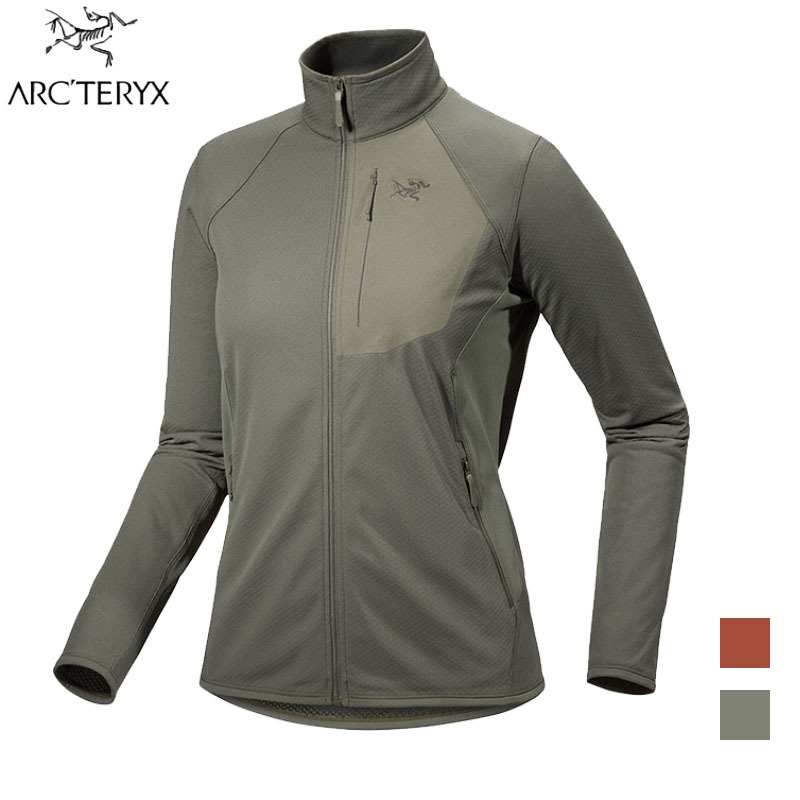 【Arcteryx 始祖鳥】女 Delta 刷毛外套 紅杉紅 糧草綠 透氣保暖 X000007710