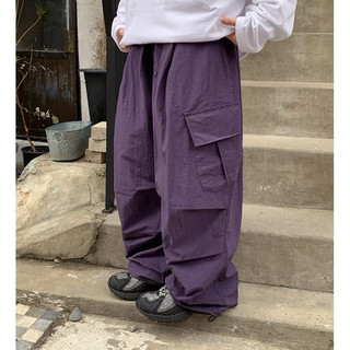 【Kukii】 🇰🇷BA-ON 尼龍打褶 縮口 氣球 長褲-4 colors