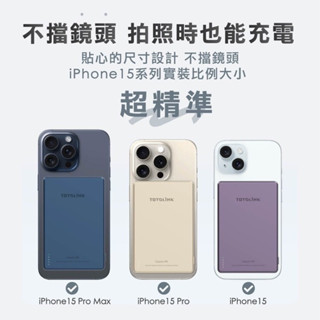 靖👍原廠正貨 買1送1個小原廠收納袋 磁吸式行動電源5000mAh #TOTOLINK #行動電源