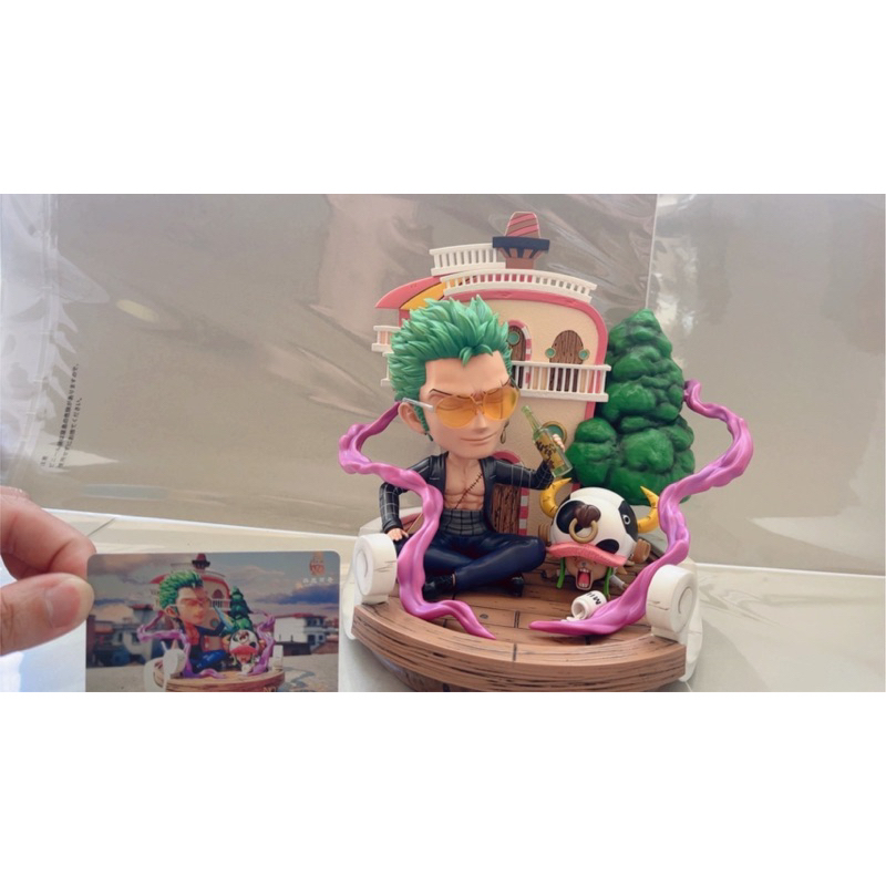 🌟臥蠶小舖🌟  現貨 GK 品匠萌奇 MQ029-SD喝酒索隆&撲倒喬巴/海賊王GK/索隆GK/喬巴/索隆/手辦