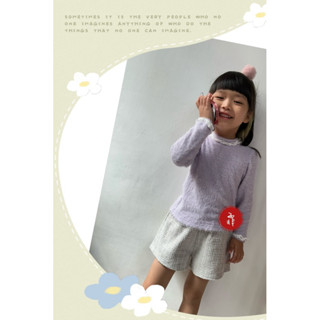 (157)Fei Fei 🐠2024秋冬新款🐠 香水娜娜 15743 領袖貼花邊上衣 90-140