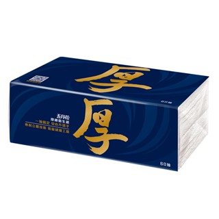 【五月花】厚棒衛生紙 60抽 厚衛生紙 五月花衛生紙 面紙 無新增螢光劑 水溶解材質 4層厚度【蘑菇生活家電】