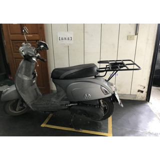 【新北新莊箱架屋】光陽 MANY 50/100/110 魅力 後架 + 外送架 福利品 快拆 機車載貨架 可開坐墊 載人