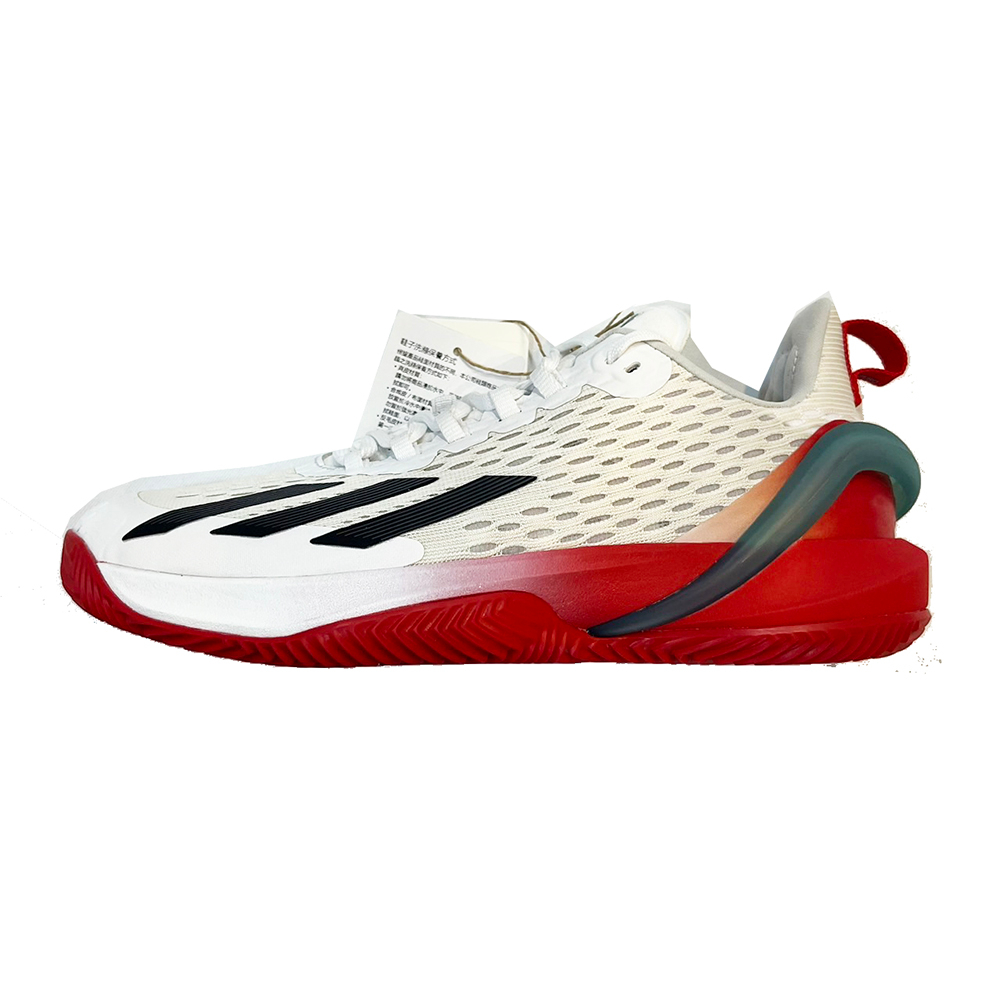 【outlet出清/超取免運】ADIDAS 男款 Cybersonic 專業級網球鞋 白x紅(HQ5923)