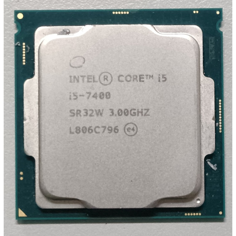 二手Intel I5-7400 CPU 1151腳位 個保7天