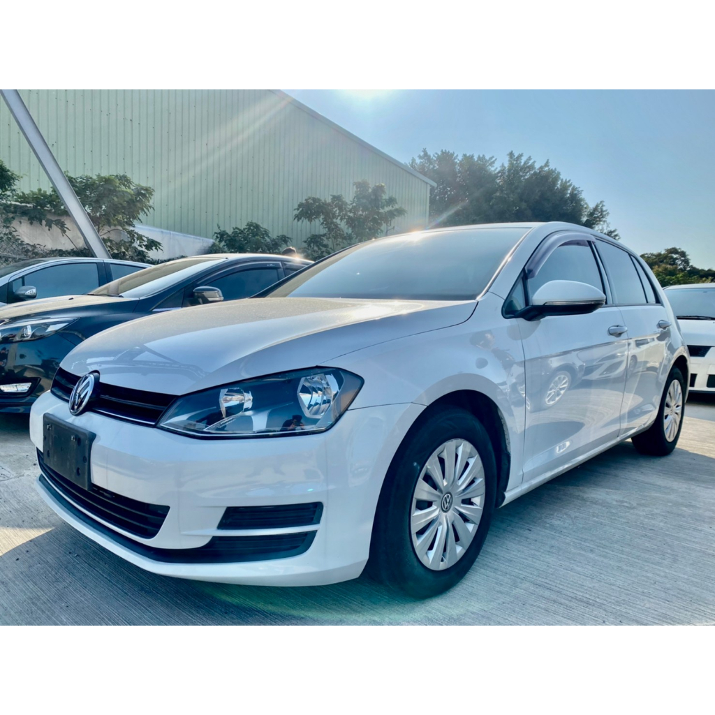 2014 VW Golf Tsi 1.2 白#強力過件9 #強力過件99%、#可全額貸、#超額貸、#車換車結清