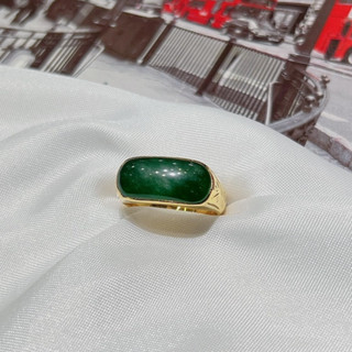 ［K金戒指］黃K金 玉 翡翠 戒指 生日禮物 情人節禮物 聖誕節禮物 母親節禮物 紀念禮物 求婚禮物 父親節禮物