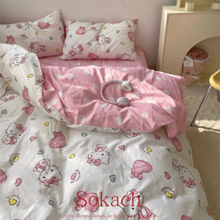 Sokäch🪑多款！hello kitty 純棉床單組💗床笠 床單 純棉 床包 枕頭套 被套 棉被 凱蒂貓 三麗鷗