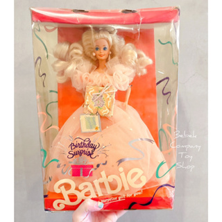 1991年 Mattel birthday surprise Barbie 古董芭比 芭比娃娃 絕版玩具 全新未拆