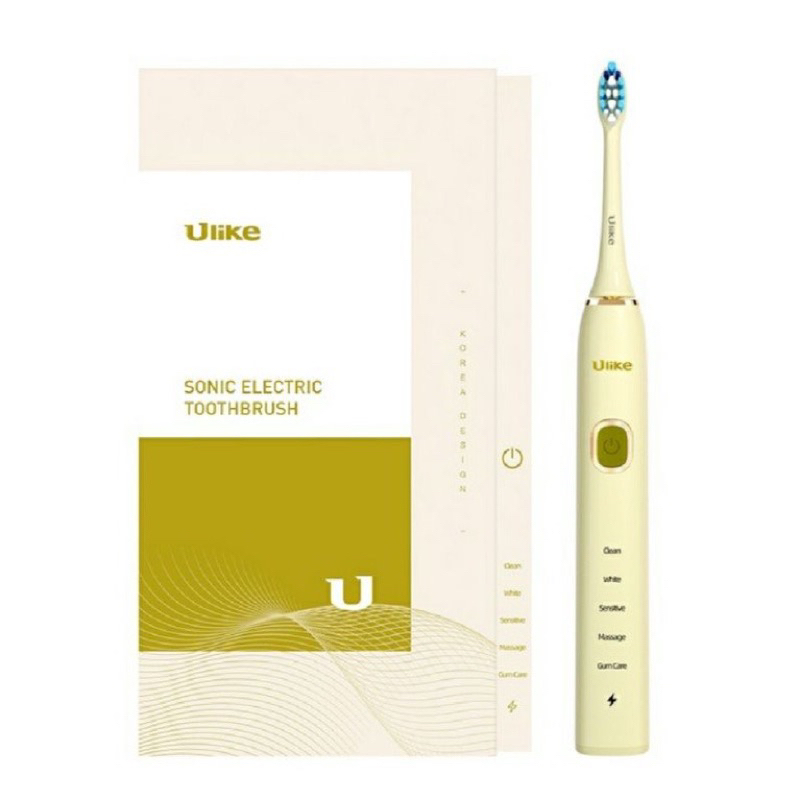 韓國ULIKE充電式防水超音波電動牙刷 附刷頭