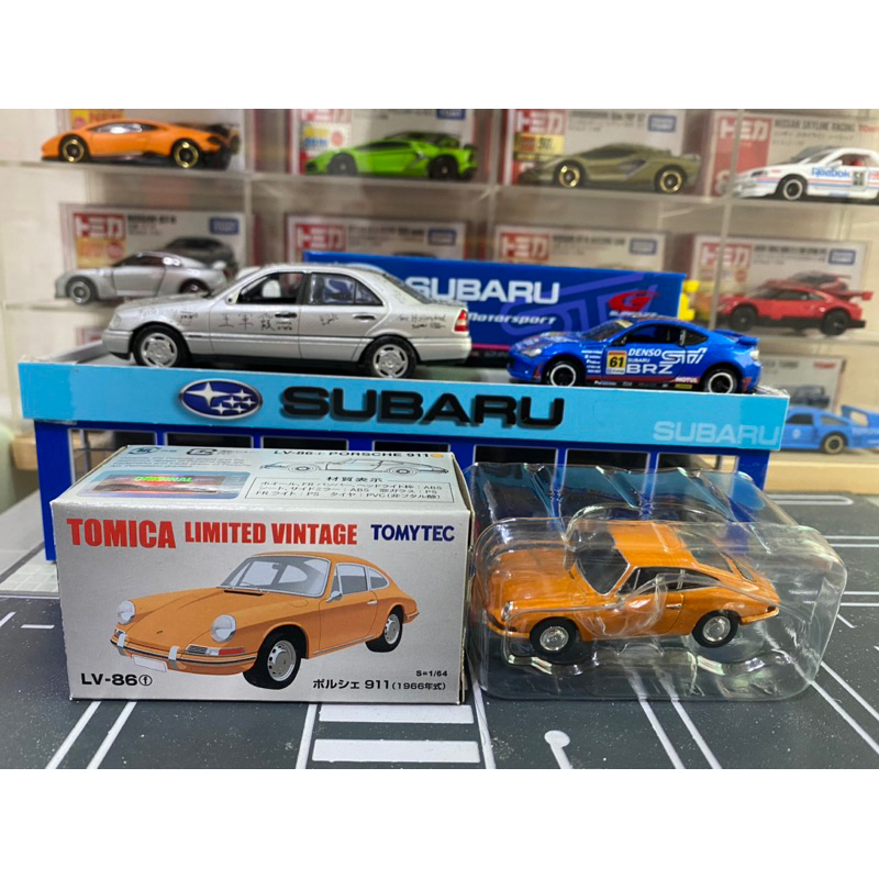 TOMICA LIMITED VINTAGE NEO LV-86f PORSCHE 911 橘