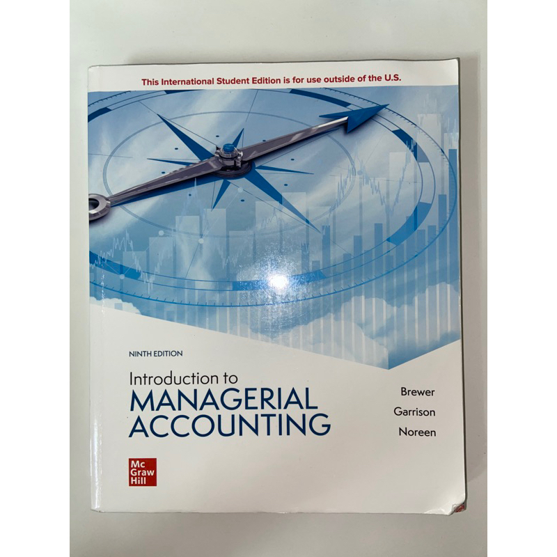 Introduction to MANAGERIAL ACCOUNTING（成本與管理會計）