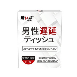 DRYWELL澀井 男用情趣精華濕紙巾 12片/裝